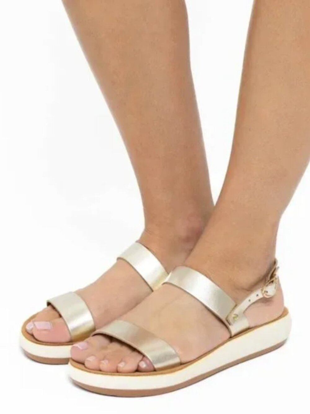Ancient Greek Sandals Clio Comfort - Platinum